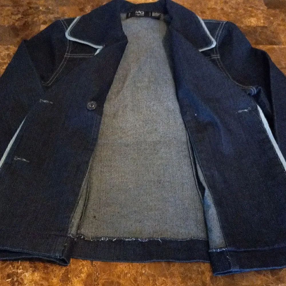 Denim Double Breasted Jacket - Picture 5 of 7